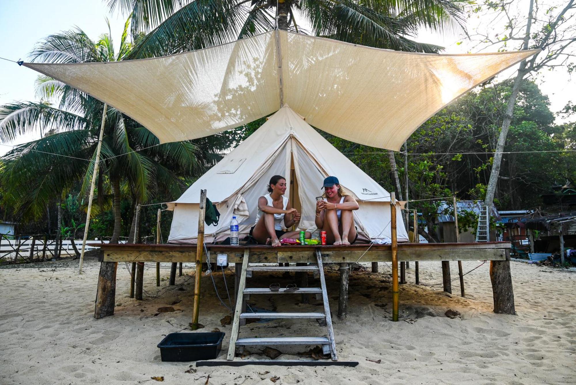 Long Beach Camp Pulau Perhentian Kecil Exterior foto